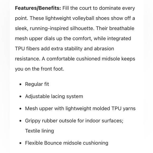 Adidas Crazyflight Bounce 3 volleyball shoes. Size 9. Black/White. - Picture 8 of 8